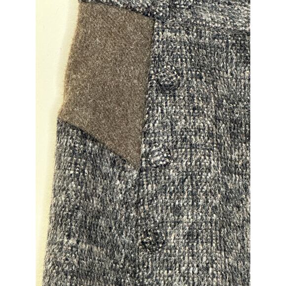Lu Lu Cheung brown tweed wool skirt size 14 - Picture 15 of 15